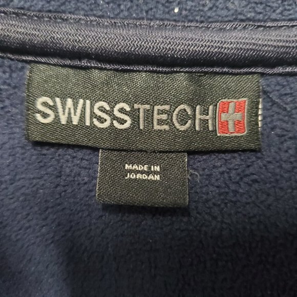 Swiss Tech Women's Waffle Knit Tech Fleece Hooded Jacket - Picture 4 of 16